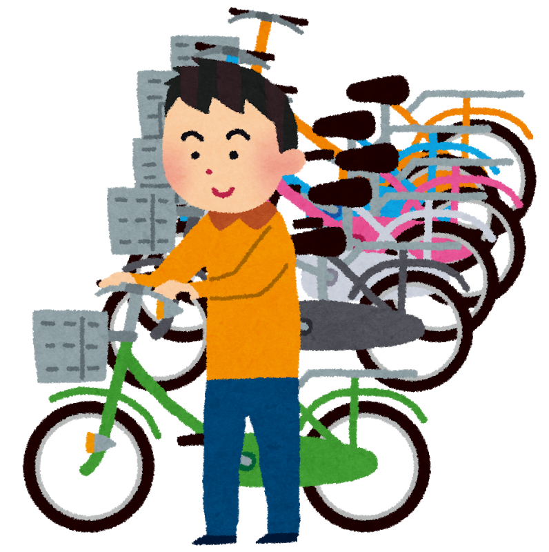 自転車 を とめる 漢字